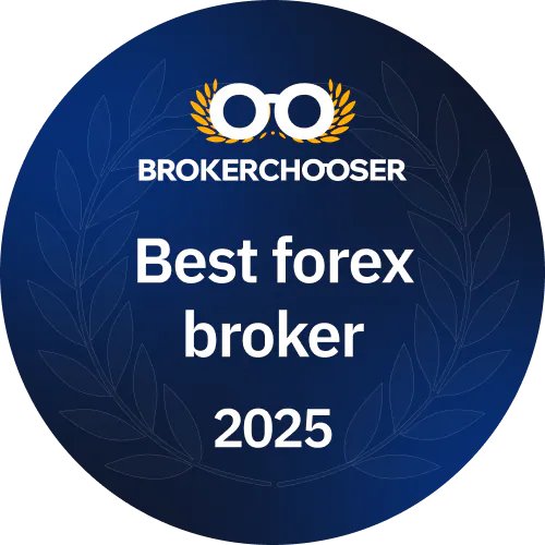 BrokerChooser Best Forex Broker 2025 medal